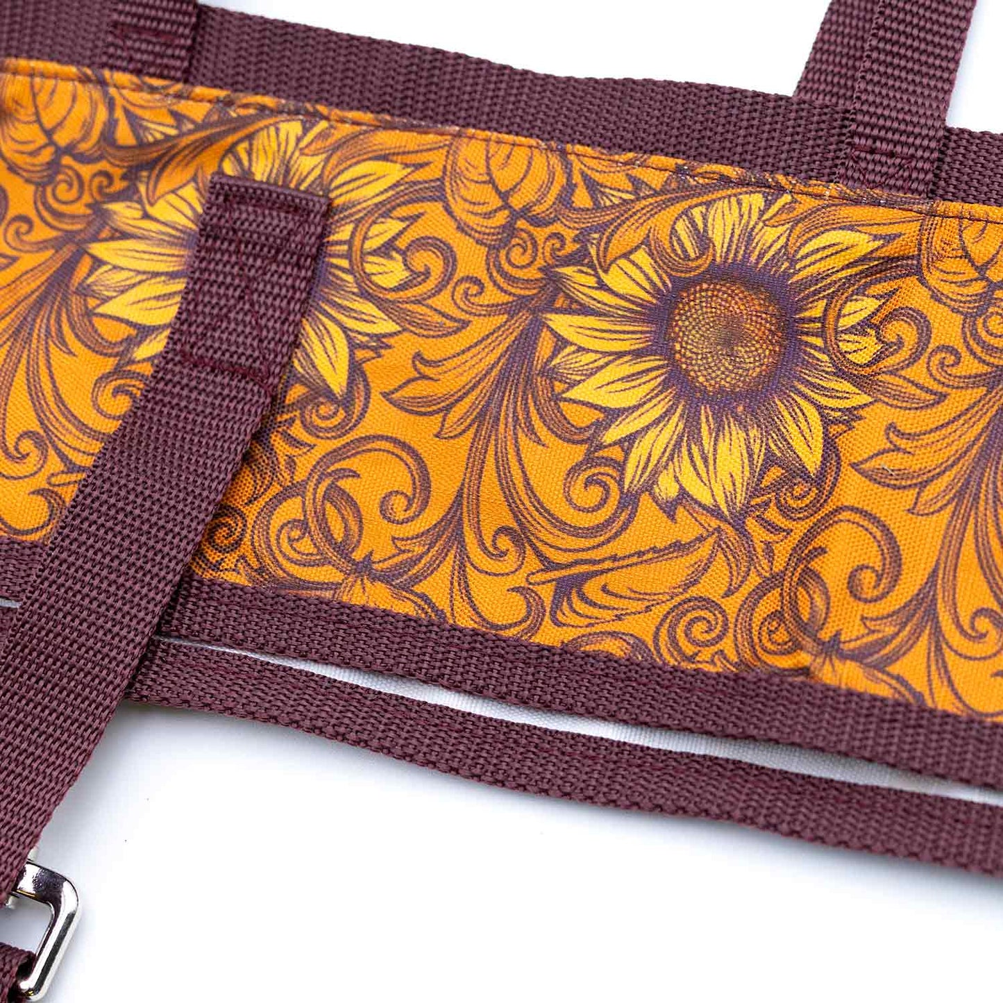 brown fan bag