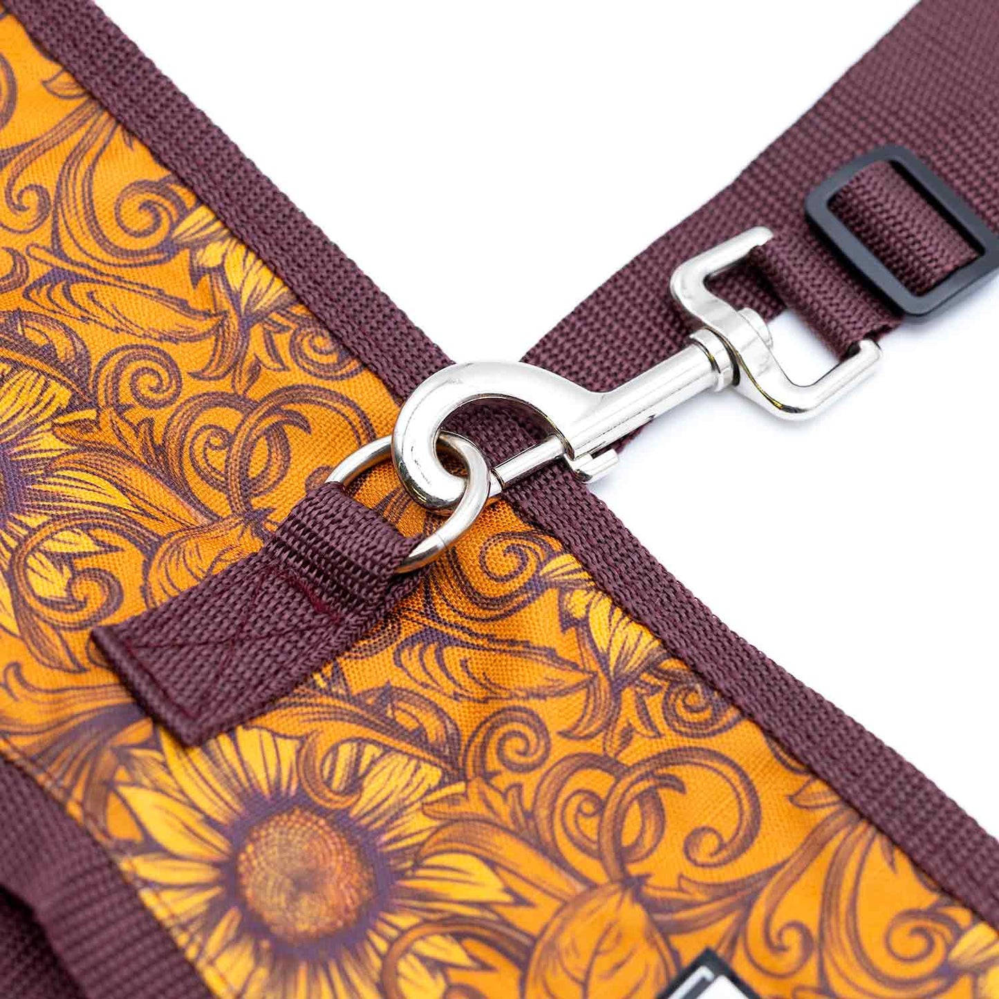 brown fan bag