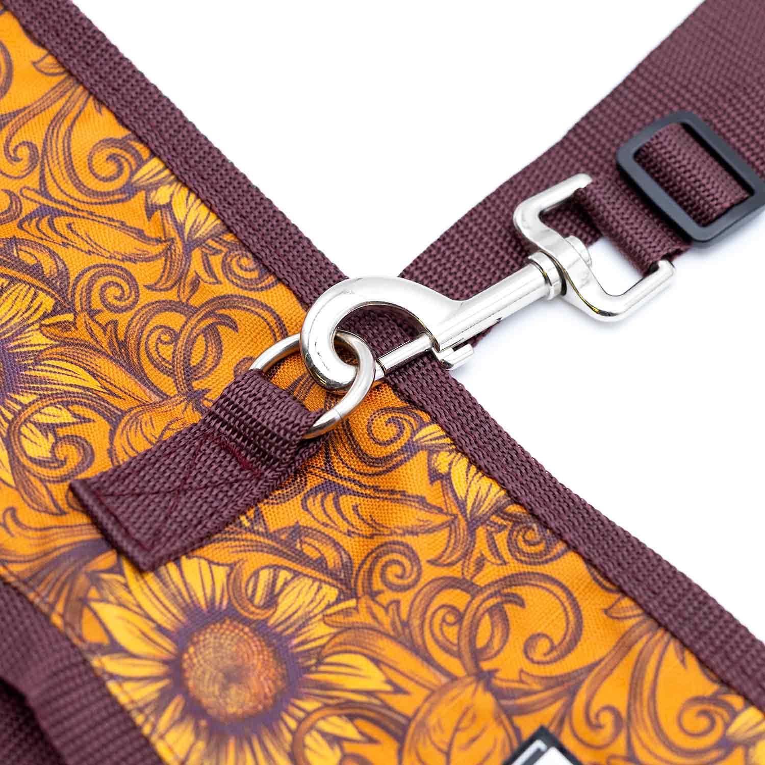 brown fan bag
