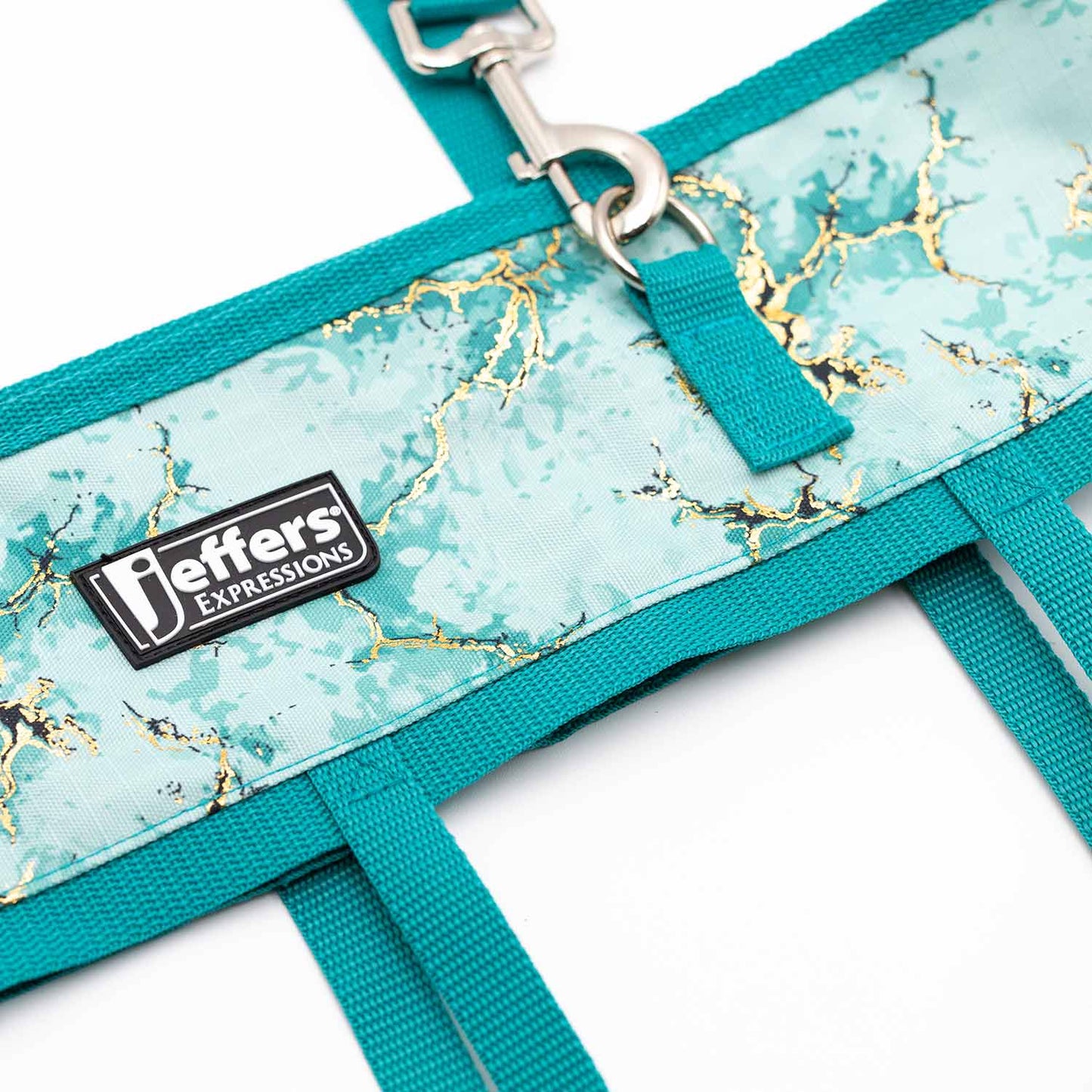 teal fan bag