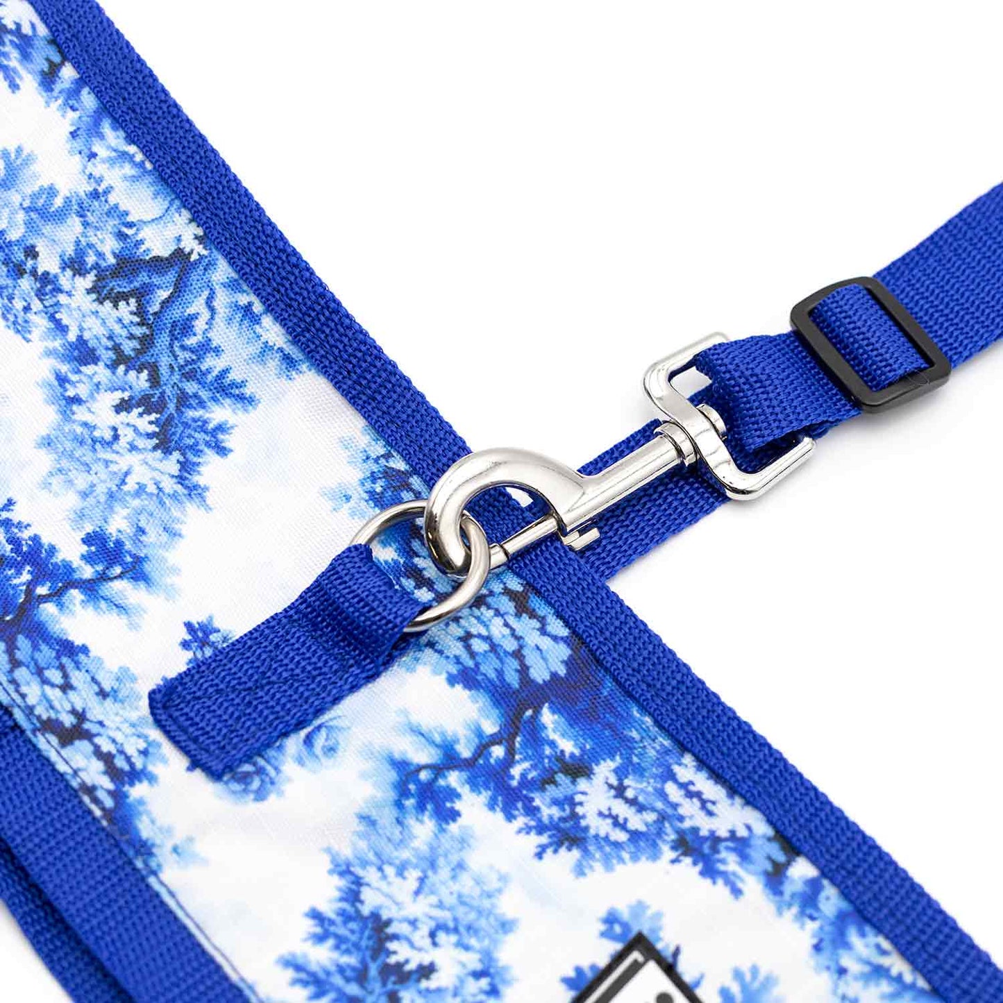 blue fan bag