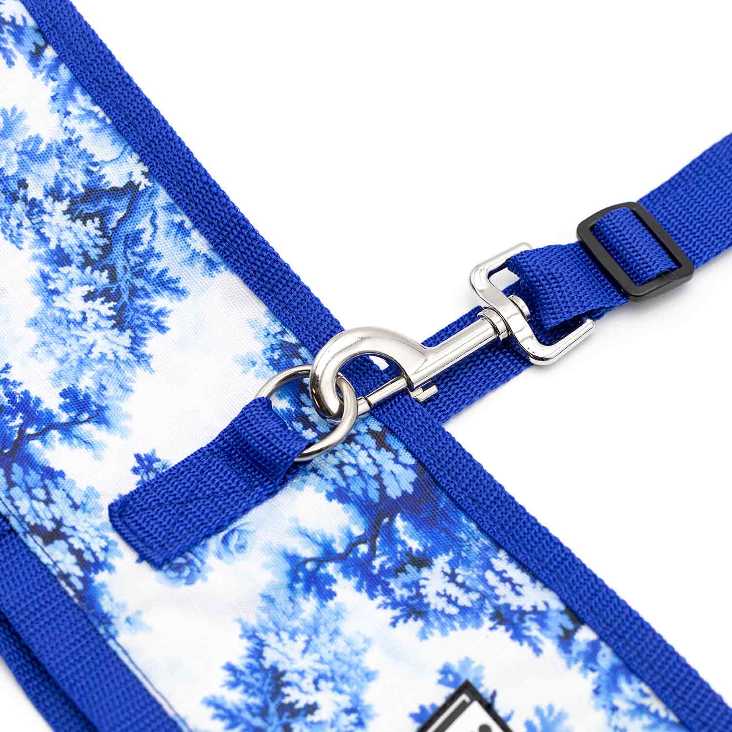 blue fan bag