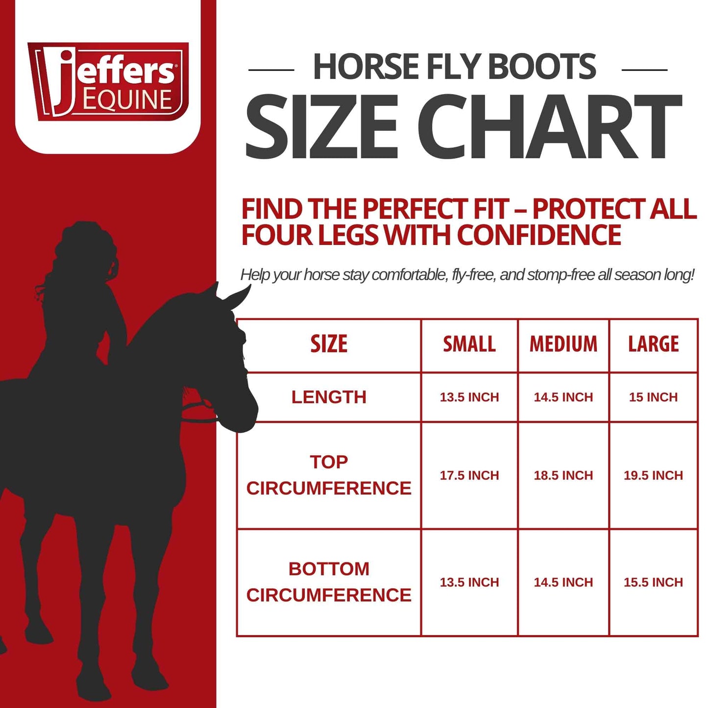 Jeffers Romper Stomper "Stomp-Free" Fly Boots Grey - Horse Supplies > Horse Boots & Leg Wraps