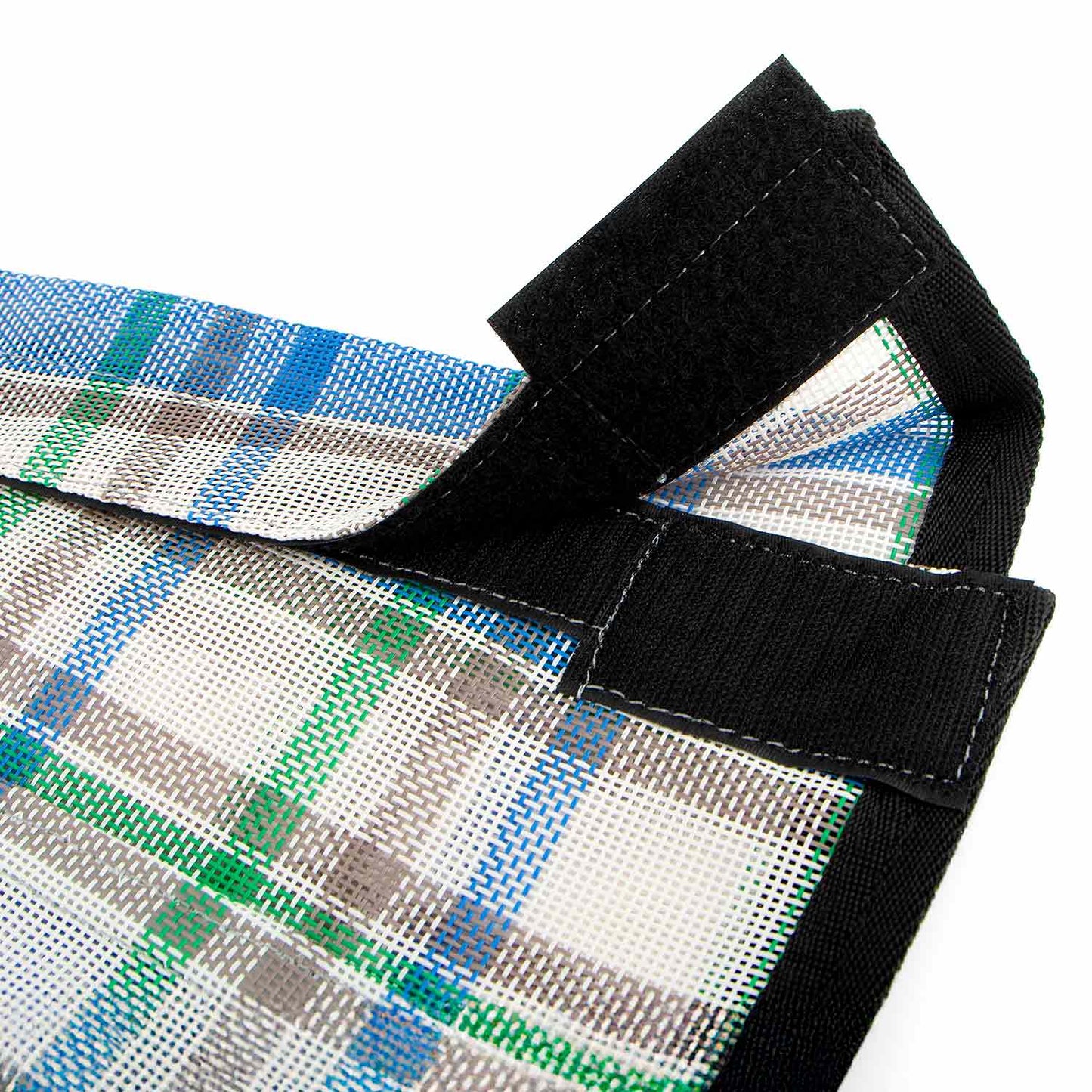 blue plaid fly boots