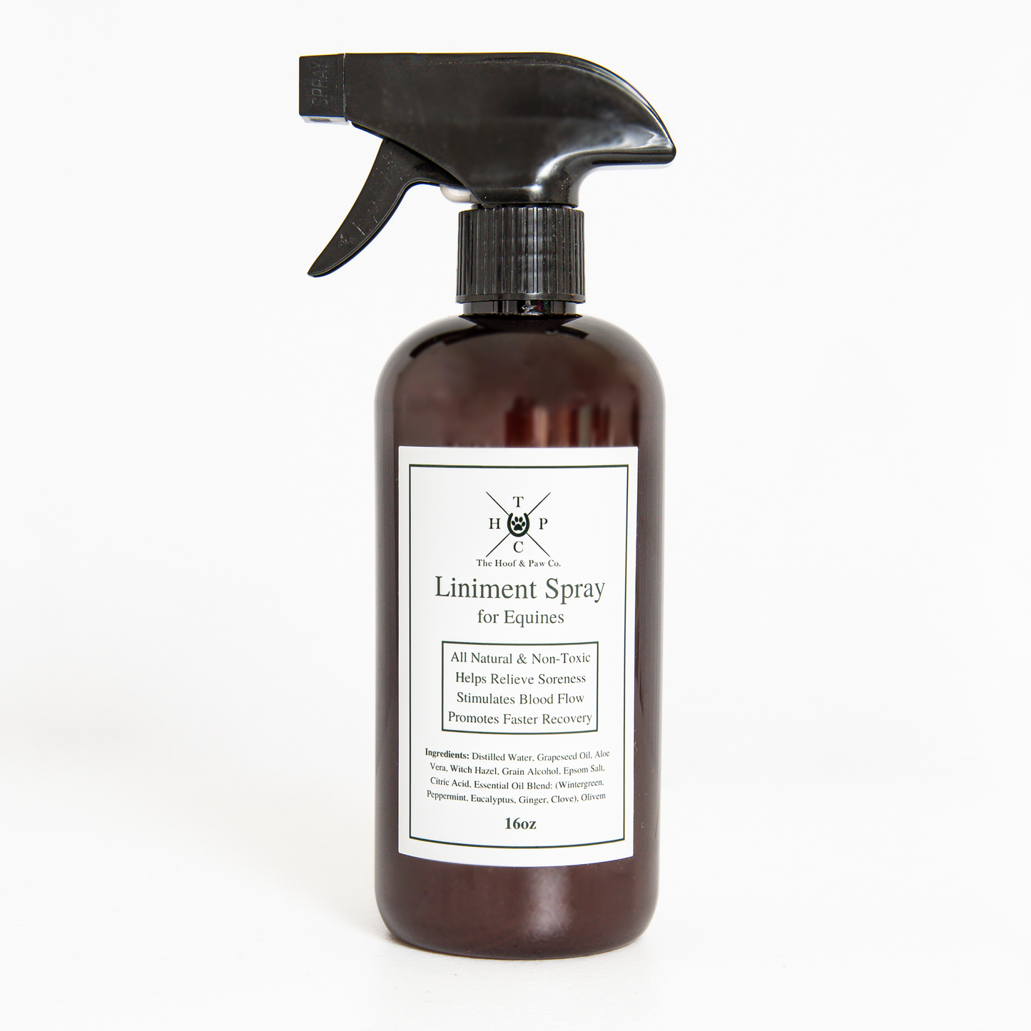 bottle of linement spray