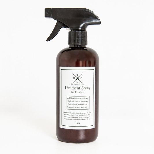 bottle of linement spray