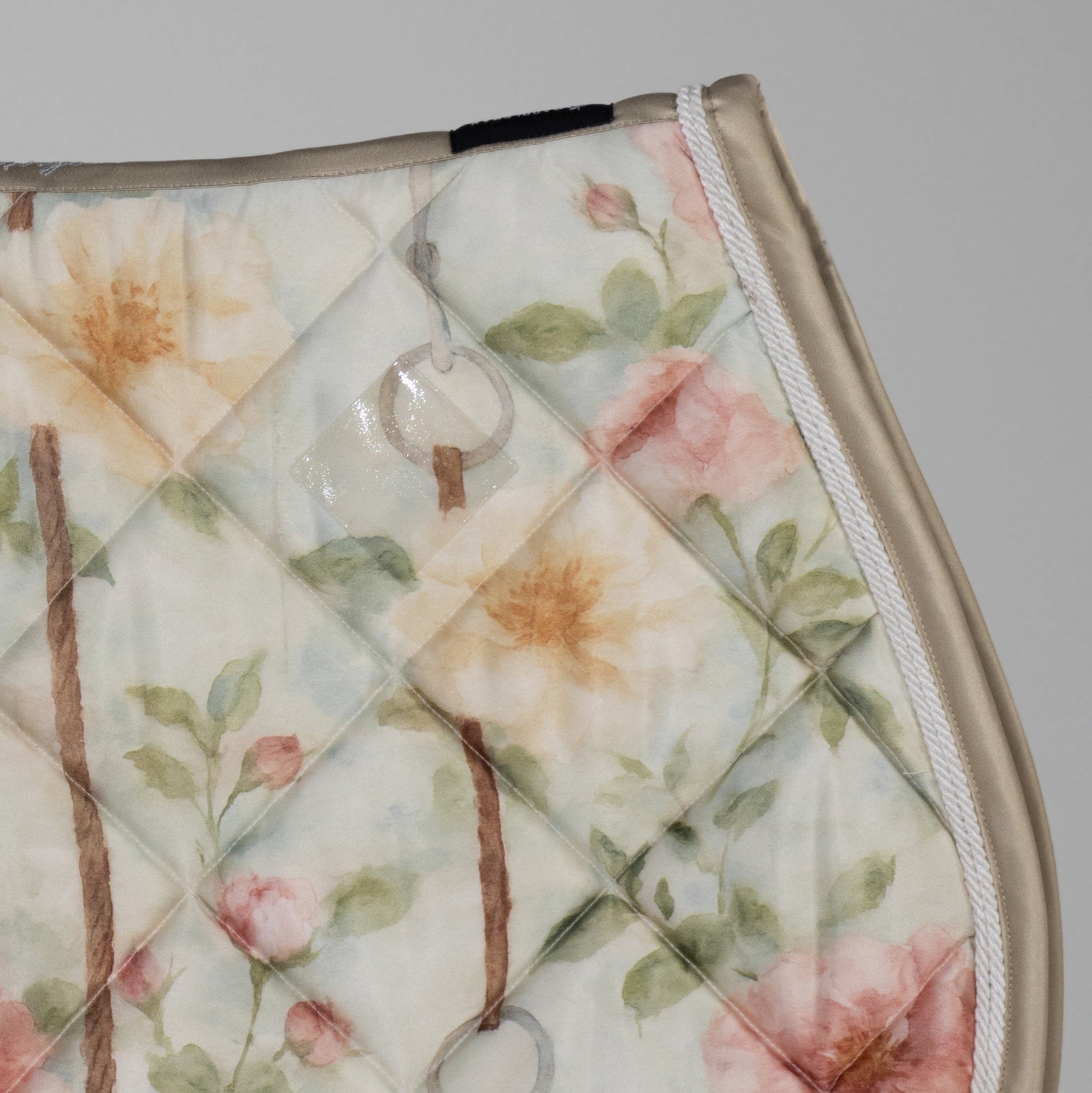 floral pattern saddle pad